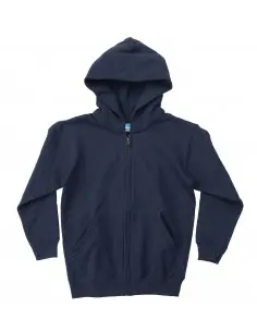 Felpa zip cappuccio invernale Siggi