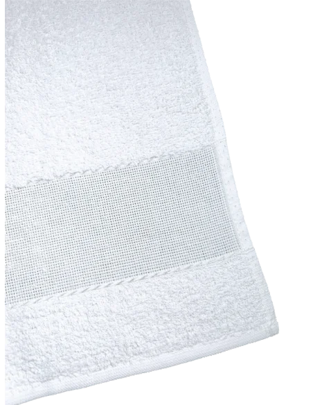 Asciugamano unito con tela aida