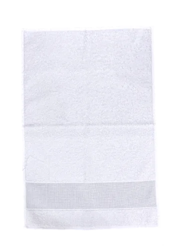 Asciugamano unito con tela aida