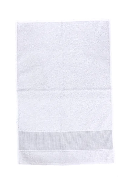 Asciugamano unito con tela aida