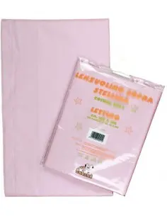 Lenzuolo sopra lettino asilo puro cotone Rosa – Accessori nanna