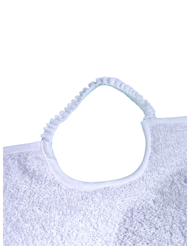 Bavaglino con elastico unito con tela aida