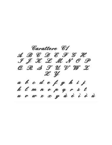 Ricamo a Macchina NOME e INIZIALE