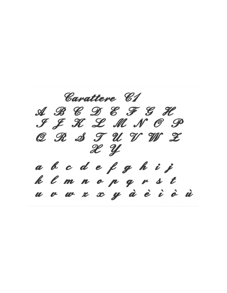 Ricamo a Macchina NOME e INIZIALE