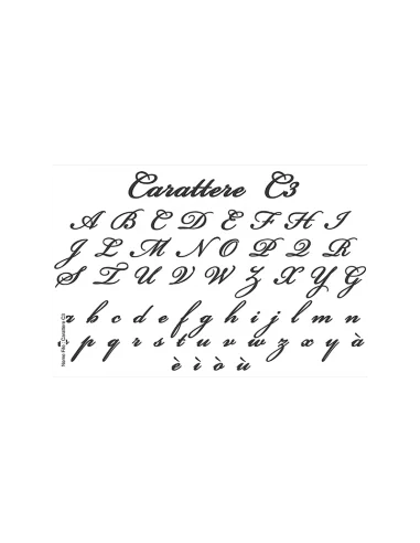 Ricamo a Macchina NOME e INIZIALE