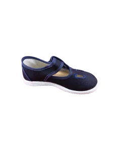 Pantofola 4 occhielli tela 2