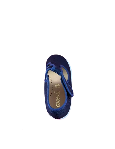 Pantofola occhielli tela