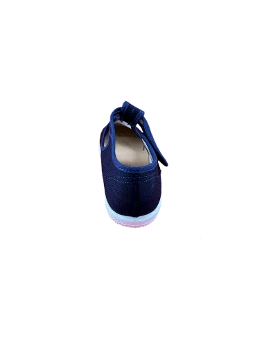 Pantofola occhielli tela