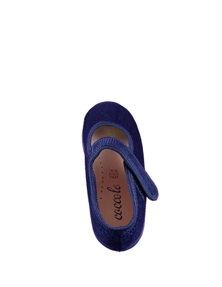 Pantofola ballerina velluto