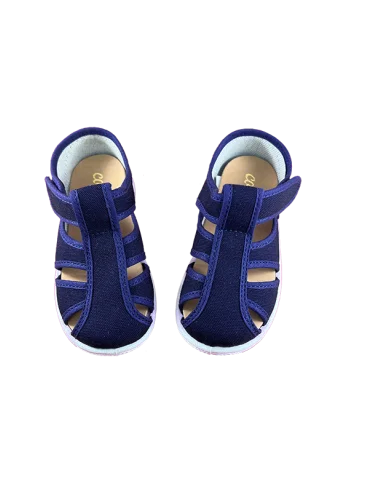 Pantofola granchio tela