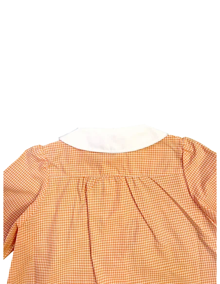 Grembiule asilo quadretti bambina Annalisa Siggi