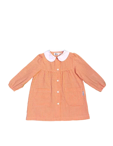 Grembiule asilo quadretti bambina Annalisa Siggi