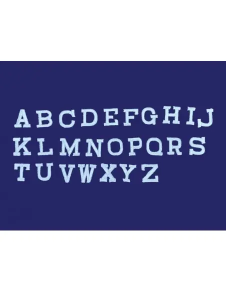 Lettere termoadesive stampatello