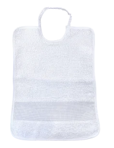 Bavaglino con elastico unito con tela aida 2