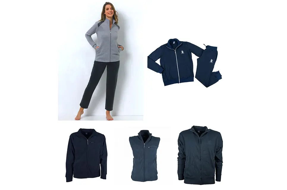 Sotto sopra felpe e tute complete donna e uomo