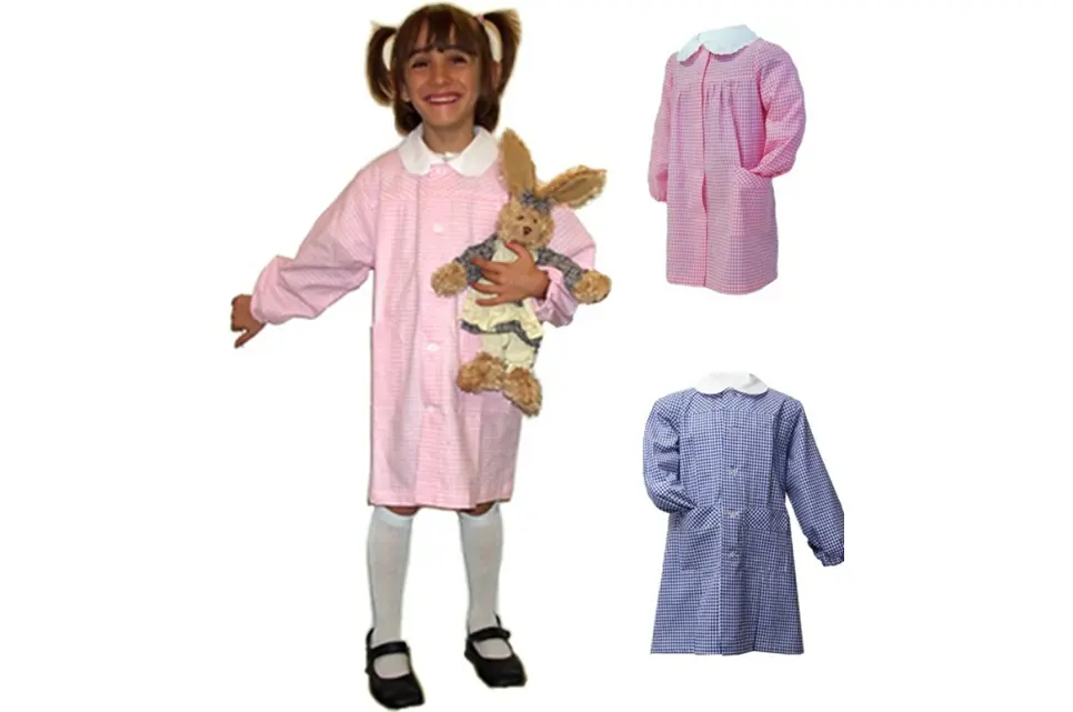 grembiuli asilo e scuola puro cotone